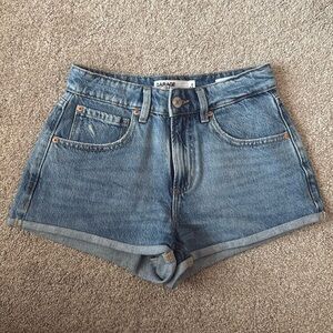 Garage denim shorts